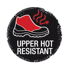 Scarpe antinfortunistiche con tomaio resistente al calore